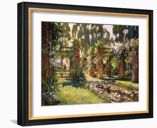 The Lily Pond-Colin Campbell-Framed Art Print