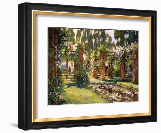 The Lily Pond-Colin Campbell-Framed Premium Giclee Print