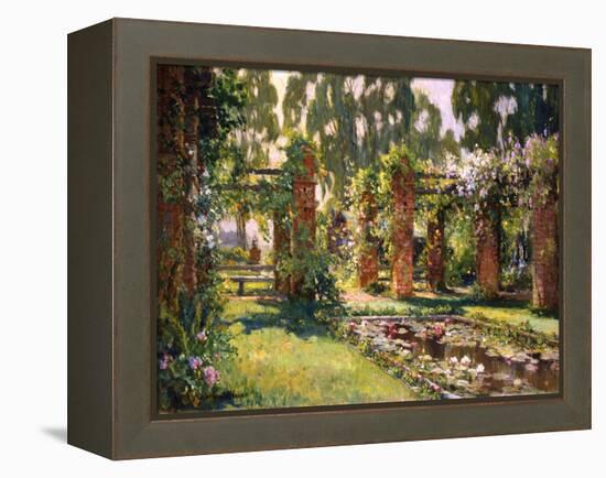 The Lily Pond-Colin Campbell-Framed Stretched Canvas