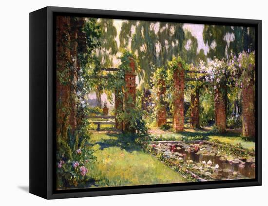 The Lily Pond-Colin Campbell-Framed Stretched Canvas