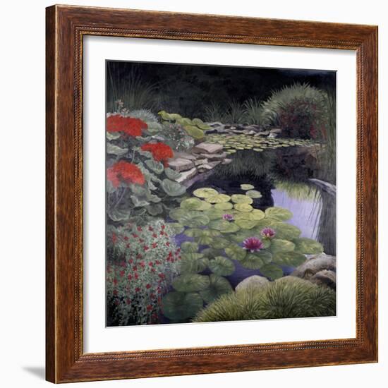 The Lily Pond-Kevin Dodds-Framed Giclee Print