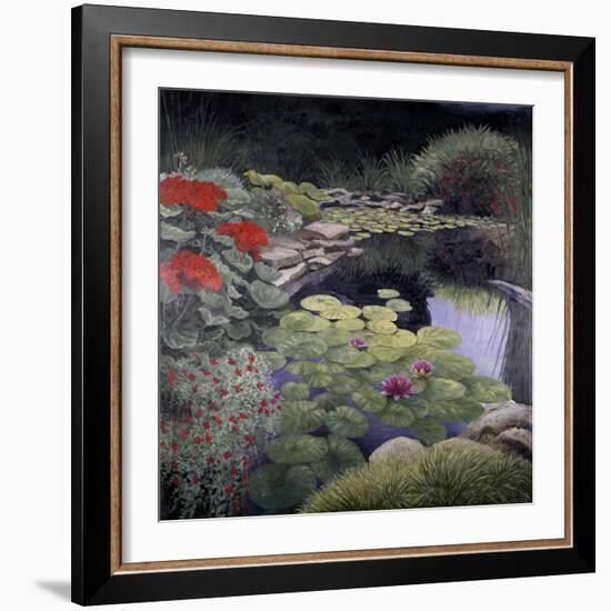 The Lily Pond-Kevin Dodds-Framed Giclee Print