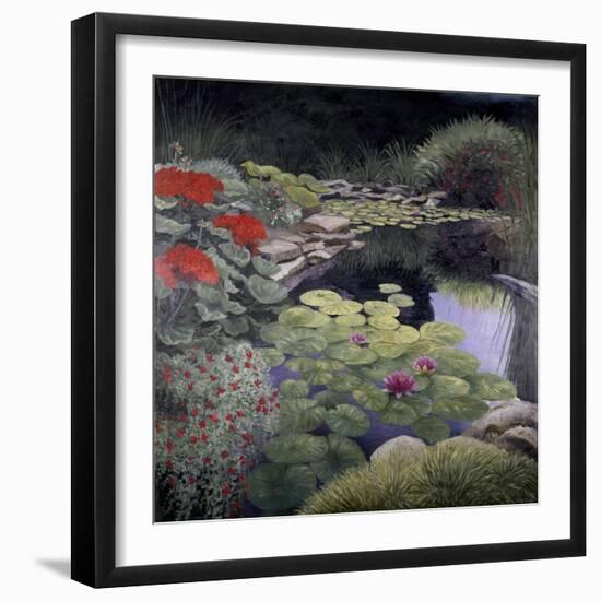 The Lily Pond-Kevin Dodds-Framed Giclee Print