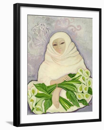 The Lily Seller, 1989-Laila Shawa-Framed Giclee Print