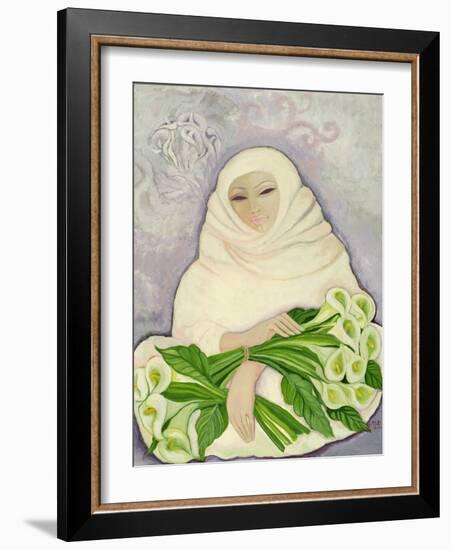 The Lily Seller, 1989-Laila Shawa-Framed Giclee Print