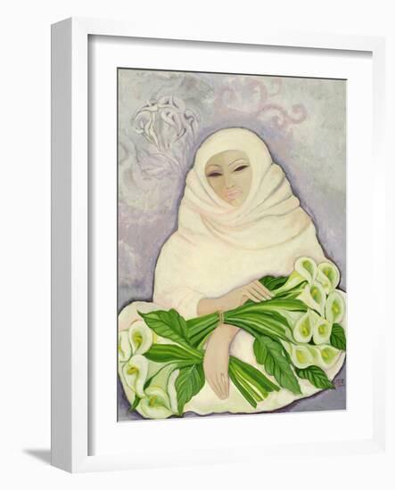 The Lily Seller, 1989-Laila Shawa-Framed Giclee Print