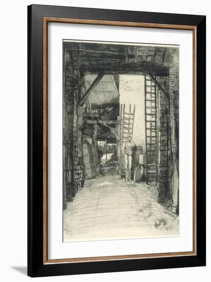 The Lime-Burner, 1859-James Abbott McNeill Whistler-Framed Giclee Print