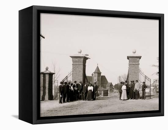 The Lincoln Gates, Tuskegee Institute, Ala.-null-Framed Stretched Canvas