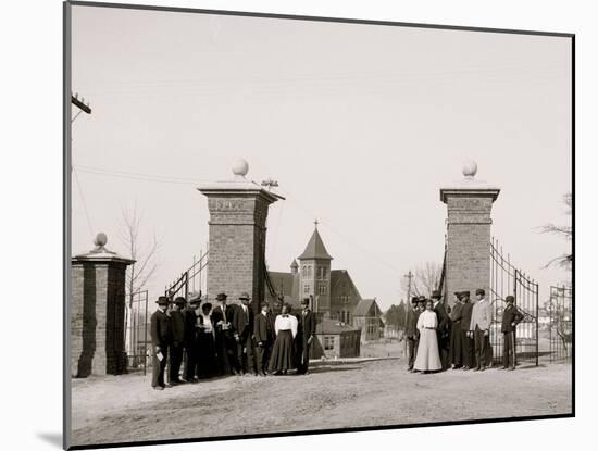 The Lincoln Gates, Tuskegee Institute, Ala.-null-Mounted Photo