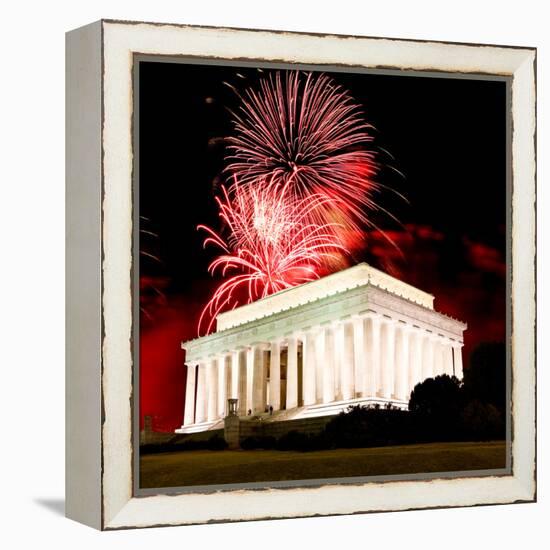 The Lincoln Memorial in Washington Dc-Gary718-Framed Premier Image Canvas