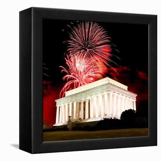 The Lincoln Memorial in Washington Dc-Gary718-Framed Premier Image Canvas