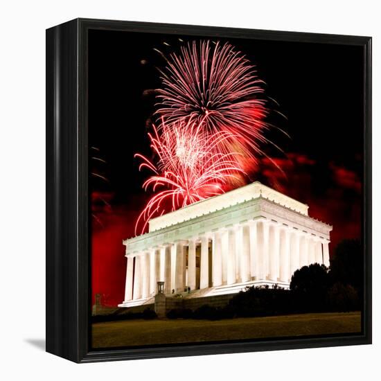 The Lincoln Memorial in Washington Dc-Gary718-Framed Premier Image Canvas