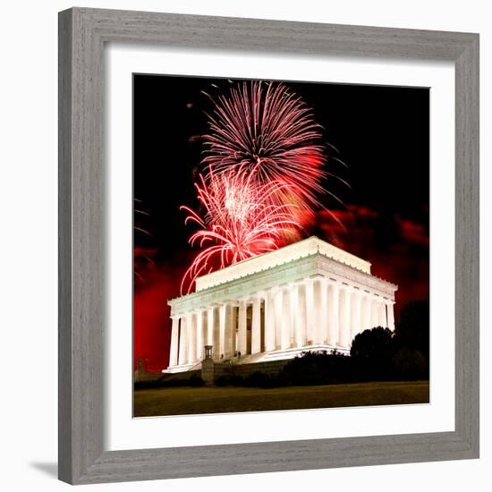 The Lincoln Memorial in Washington Dc-Gary718-Framed Photographic Print