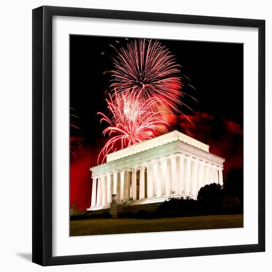 The Lincoln Memorial in Washington Dc-Gary718-Framed Photographic Print