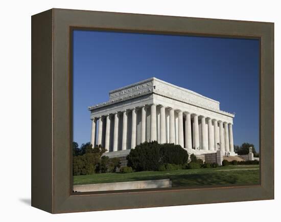 The Lincoln Memorial, Washington D.C., United States of America, North America-Mark Chivers-Framed Premier Image Canvas