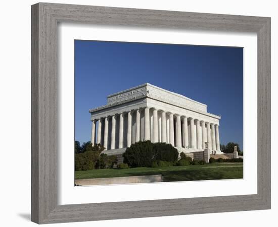 The Lincoln Memorial, Washington D.C., United States of America, North America-Mark Chivers-Framed Photographic Print