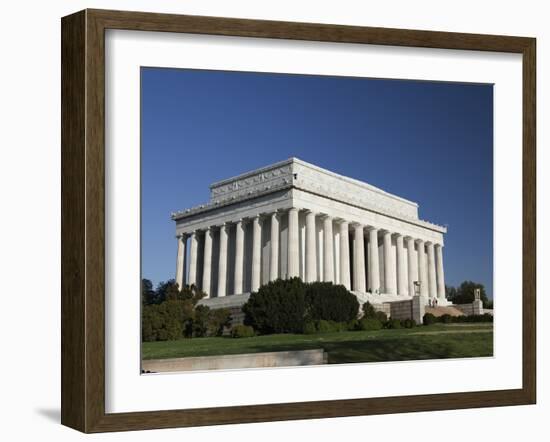 The Lincoln Memorial, Washington D.C., United States of America, North America-Mark Chivers-Framed Photographic Print