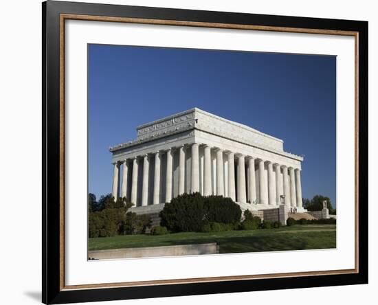 The Lincoln Memorial, Washington D.C., United States of America, North America-Mark Chivers-Framed Photographic Print