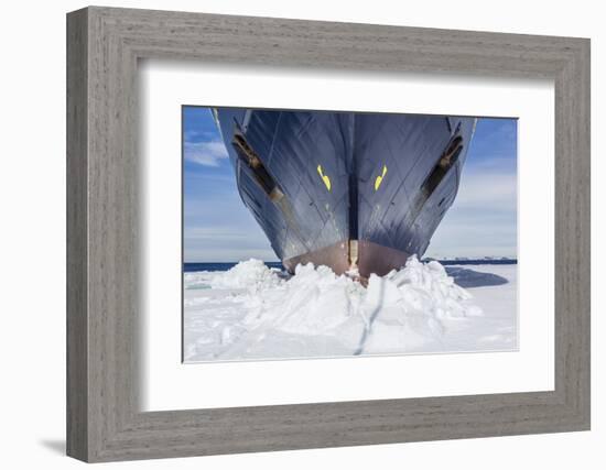 The Lindblad Expeditions ship National Geographic Explorer-Michael Nolan-Framed Photographic Print