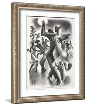 The Lindy Hop, 1936-Miguel Covarrubias-Framed Art Print