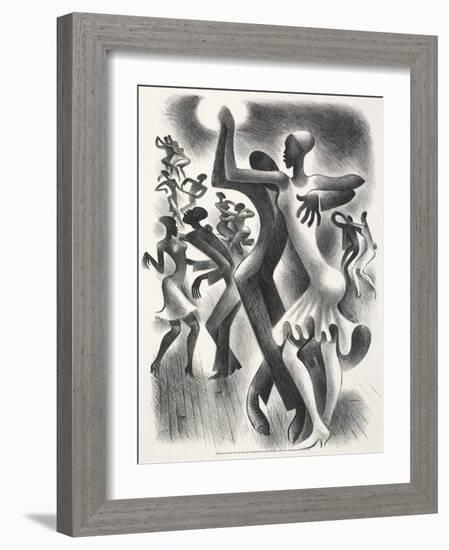 The Lindy Hop, 1936-Miguel Covarrubias-Framed Art Print