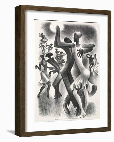 The Lindy Hop, 1936-Miguel Covarrubias-Framed Art Print