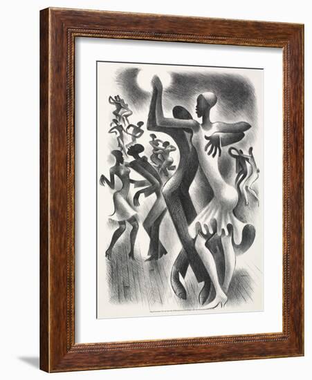 The Lindy Hop, 1936-Miguel Covarrubias-Framed Art Print