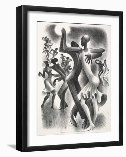 The Lindy Hop, 1936-Miguel Covarrubias-Framed Art Print