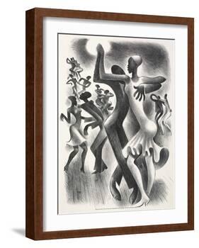 The Lindy Hop, 1936-Miguel Covarrubias-Framed Art Print