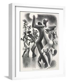 The Lindy Hop, 1936-Miguel Covarrubias-Framed Art Print