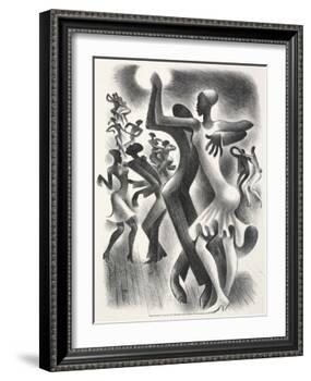 The Lindy Hop, 1936-Miguel Covarrubias-Framed Art Print