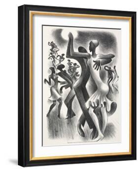 The Lindy Hop, 1936-Miguel Covarrubias-Framed Art Print