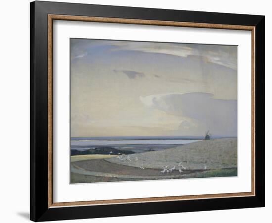 The Line of the Plough-Sir Arnesby Brown-Framed Giclee Print