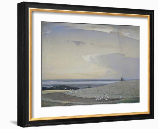 The Line of the Plough-Sir Arnesby Brown-Framed Giclee Print