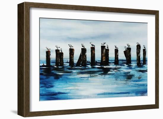 The Line Up-Sydney Edmunds-Framed Giclee Print