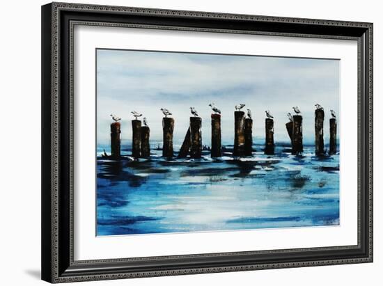 The Line Up-Sydney Edmunds-Framed Giclee Print