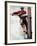 The Lineman (or Telephone Lineman on Pole)-Norman Rockwell-Framed Giclee Print