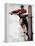 The Lineman (or Telephone Lineman on Pole)-Norman Rockwell-Framed Premier Image Canvas