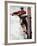 The Lineman (or Telephone Lineman on Pole)-Norman Rockwell-Framed Premium Giclee Print