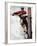 The Lineman (or Telephone Lineman on Pole)-Norman Rockwell-Framed Premium Giclee Print