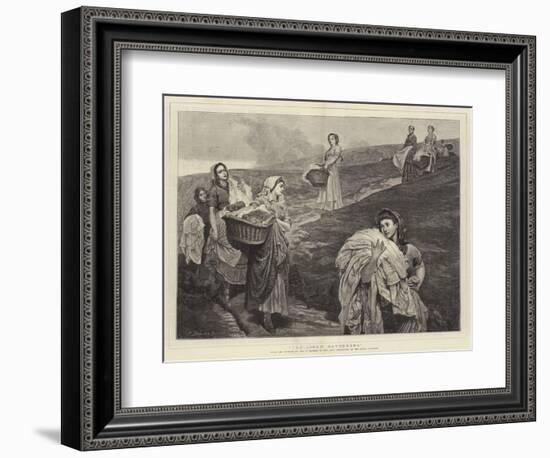 The Linen Gatherers-Valentine Cameron Prinsep-Framed Giclee Print