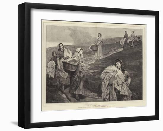 The Linen Gatherers-Valentine Cameron Prinsep-Framed Giclee Print