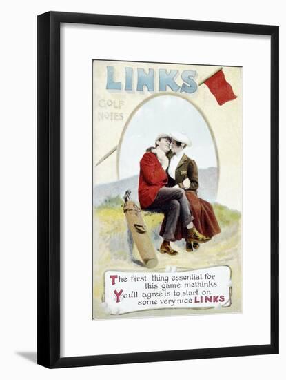 'The Links' postcard, 1905-Unknown-Framed Giclee Print