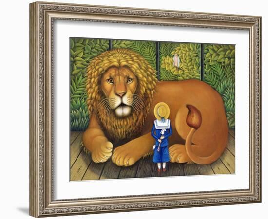 The Lion and Albert, 2001-Frances Broomfield-Framed Giclee Print