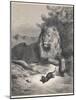 The Lion and the Mouse-Gustave Doré-Mounted Photographic Print