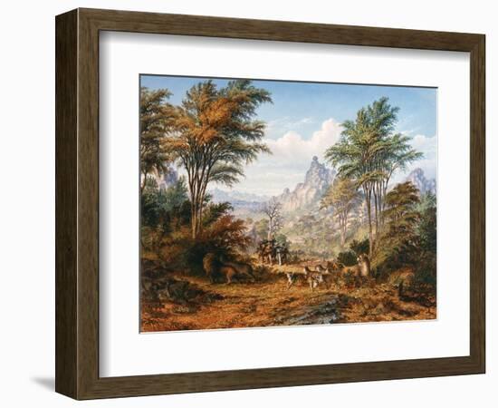 The Lion Family-Thomas Baines-Framed Photographic Print