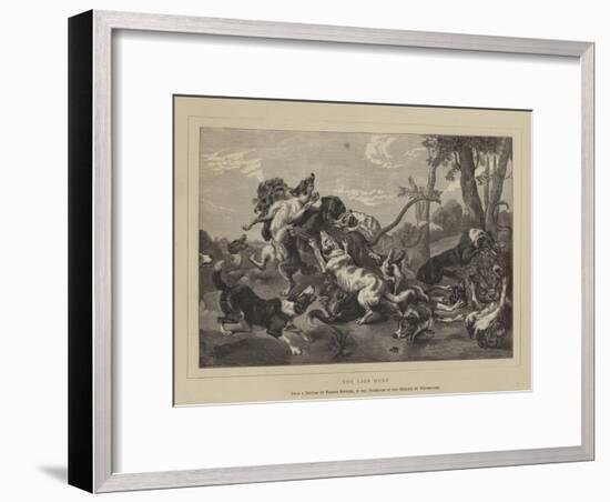 The Lion Hunt-null-Framed Giclee Print