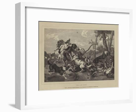 The Lion Hunt--Framed Giclee Print