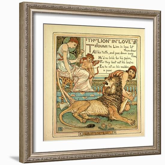 The Lion in Love-null-Framed Giclee Print