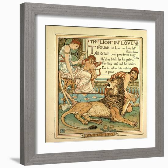 The Lion in Love-null-Framed Giclee Print